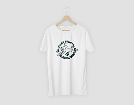 T-Shirt-HuellasFelices Huellas felices